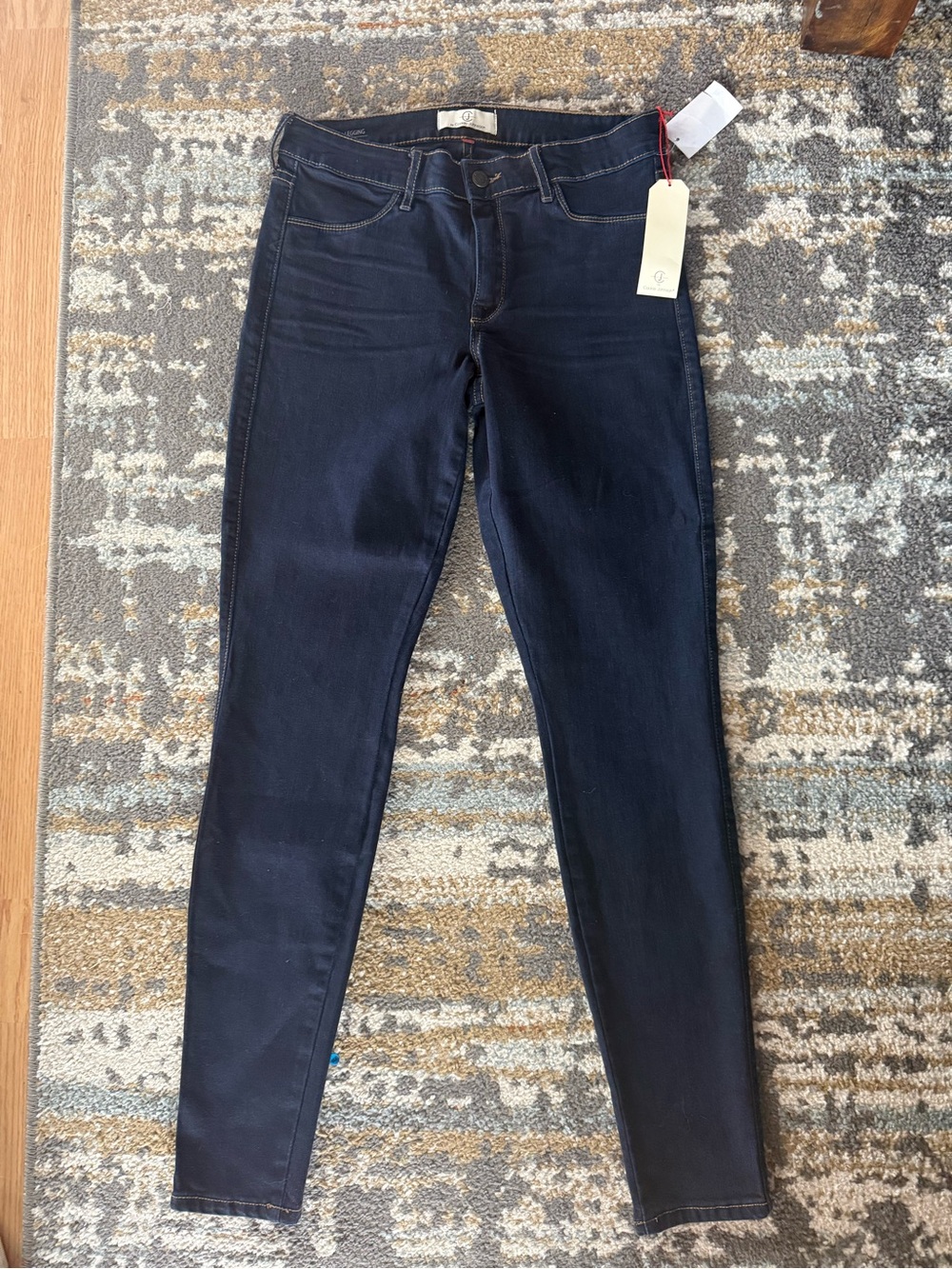 High-Rise Women’s Skinny Jeans in Deep Navy